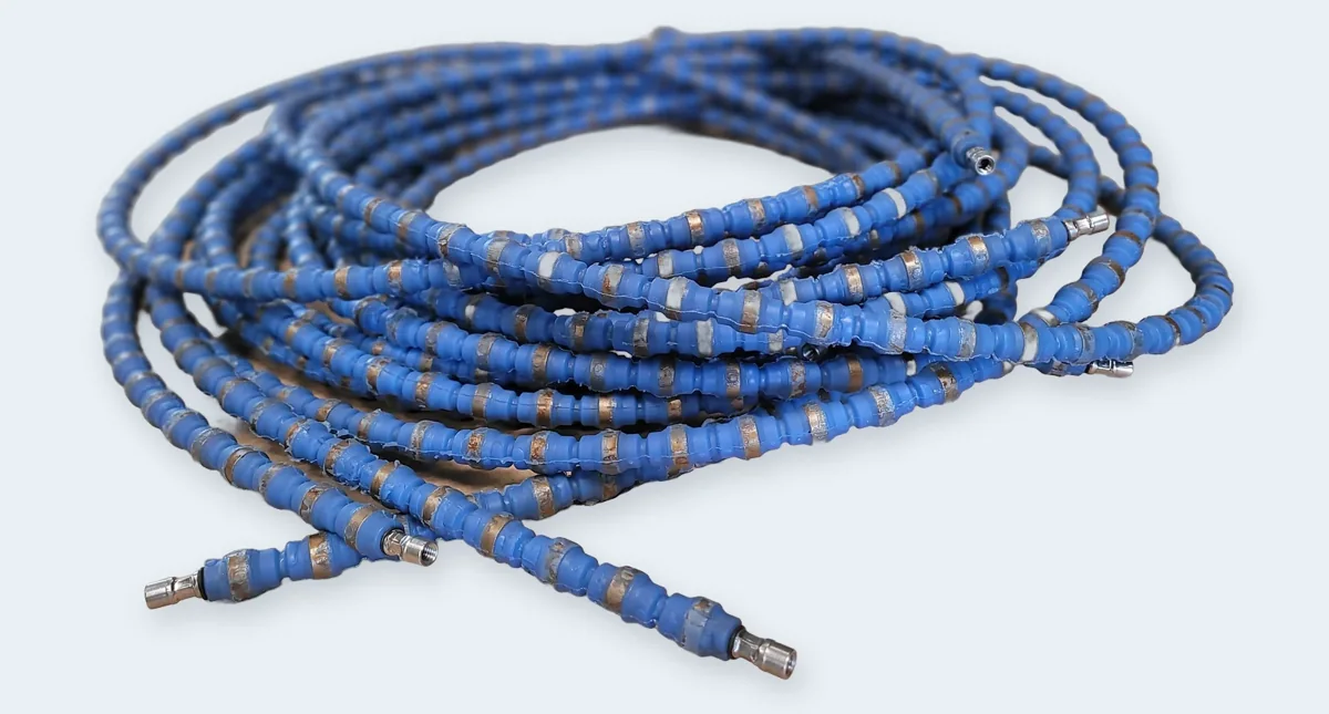 Diamond wires for construction wire saws – MS T3 · Masonry